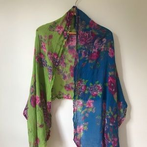 Moksha Floral Print Scarf from Anthropologie